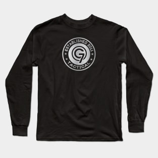 Gray Tactical Logo Long Sleeve T-Shirt